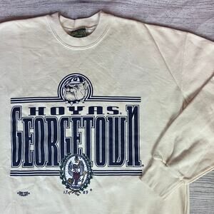 Vintage 1990s Georgetown Hoyas College Crewneck